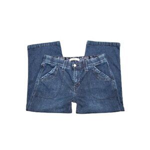 Levi's Mid-Rise Straight Crop Jeans